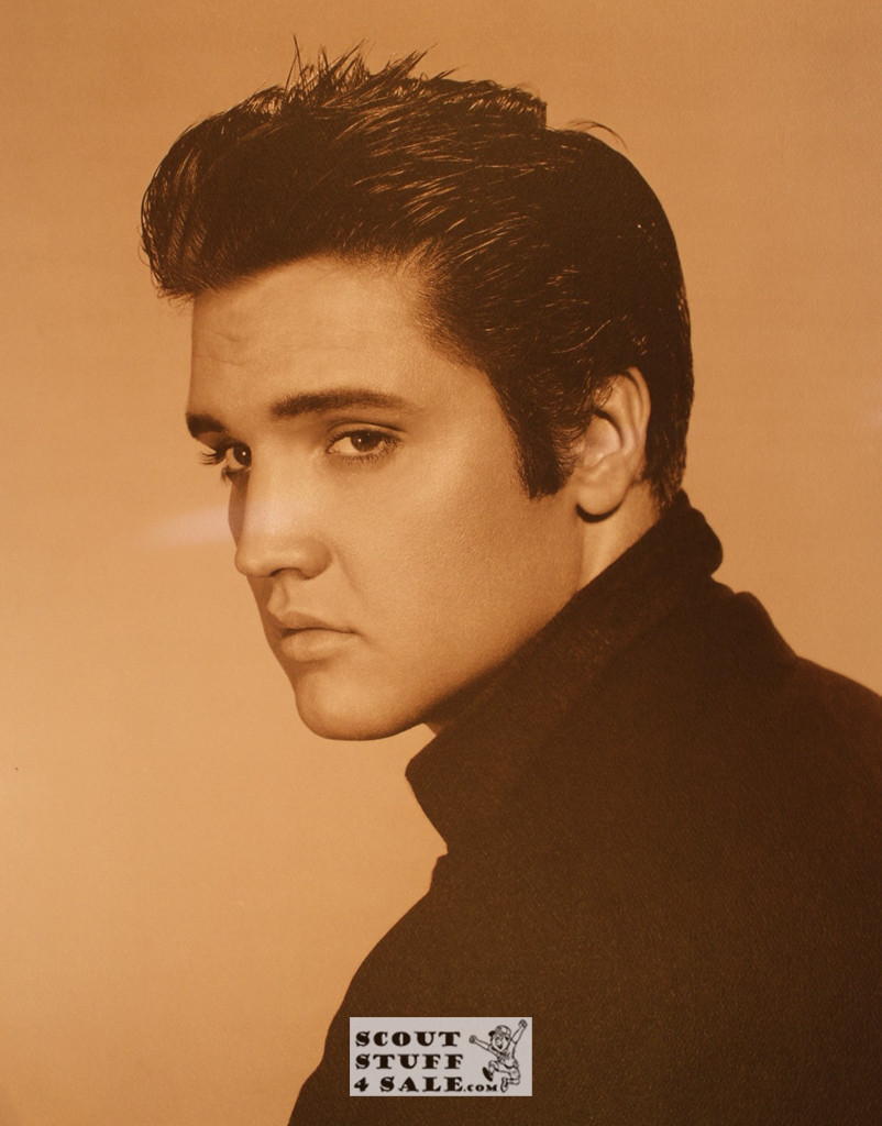 Elvis Presley Sepia Poster Postcard by Classico SF #130-358, 11x14"