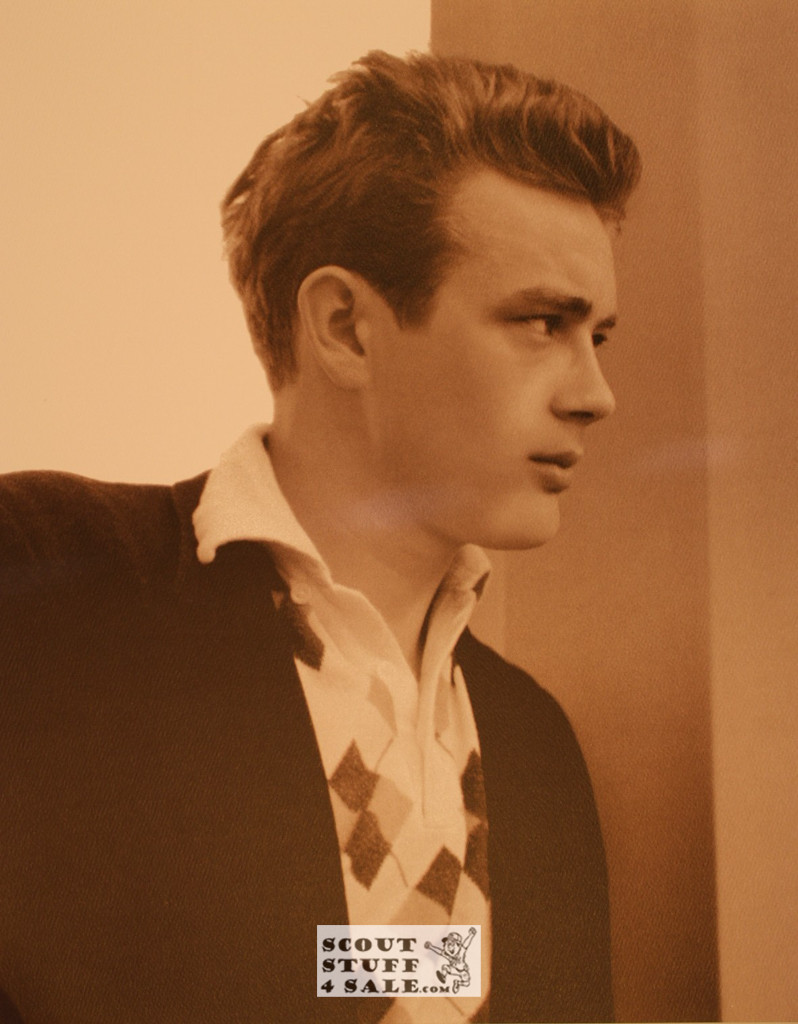 James Dean Sepia Poster Postcard by Classico SF #130-361, 11x14"
