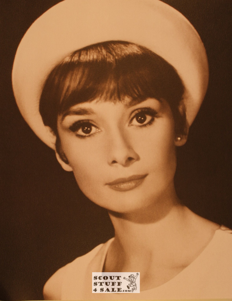 Audrey Hepburn Sepia Poster Postcard by Classico SF #130-368, 11x14"