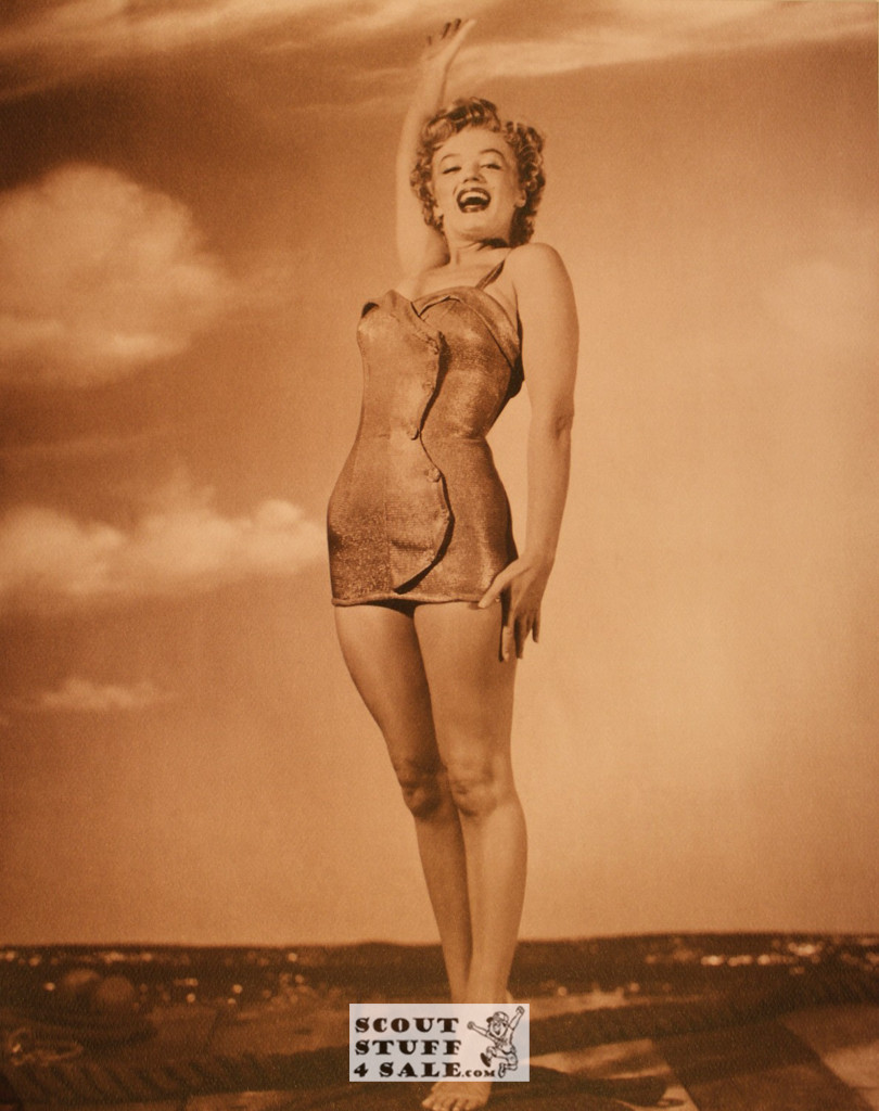 Marilyn Monroe Sepia Poster Postcard by Classico SF #130-371, 11x14"
