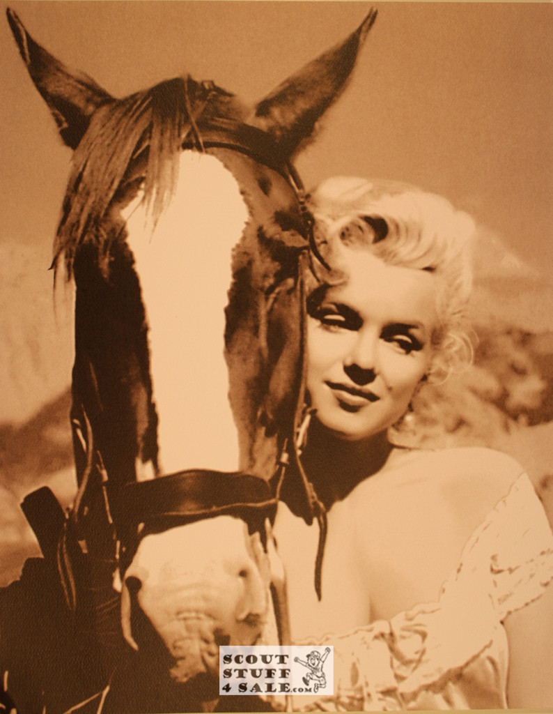 Marilyn Monroe Sepia Poster Postcard by Classico SF #130-374, 11x14"