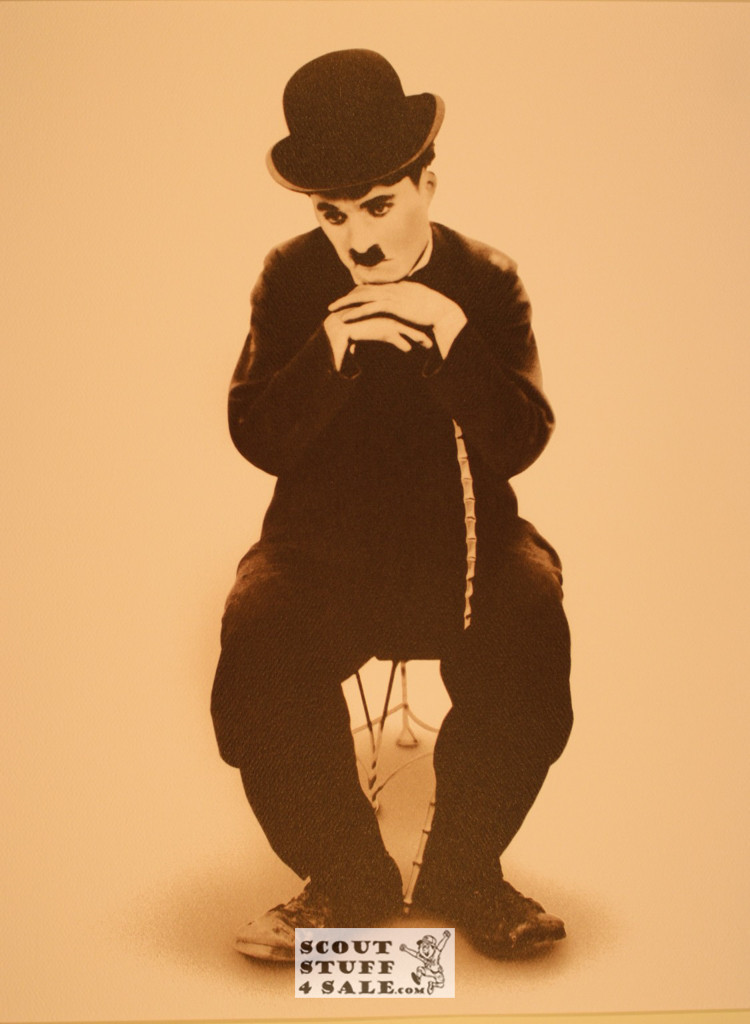 Charlie Chaplin Sepia Poster Postcard by Classico SF #130-381, 11x14"