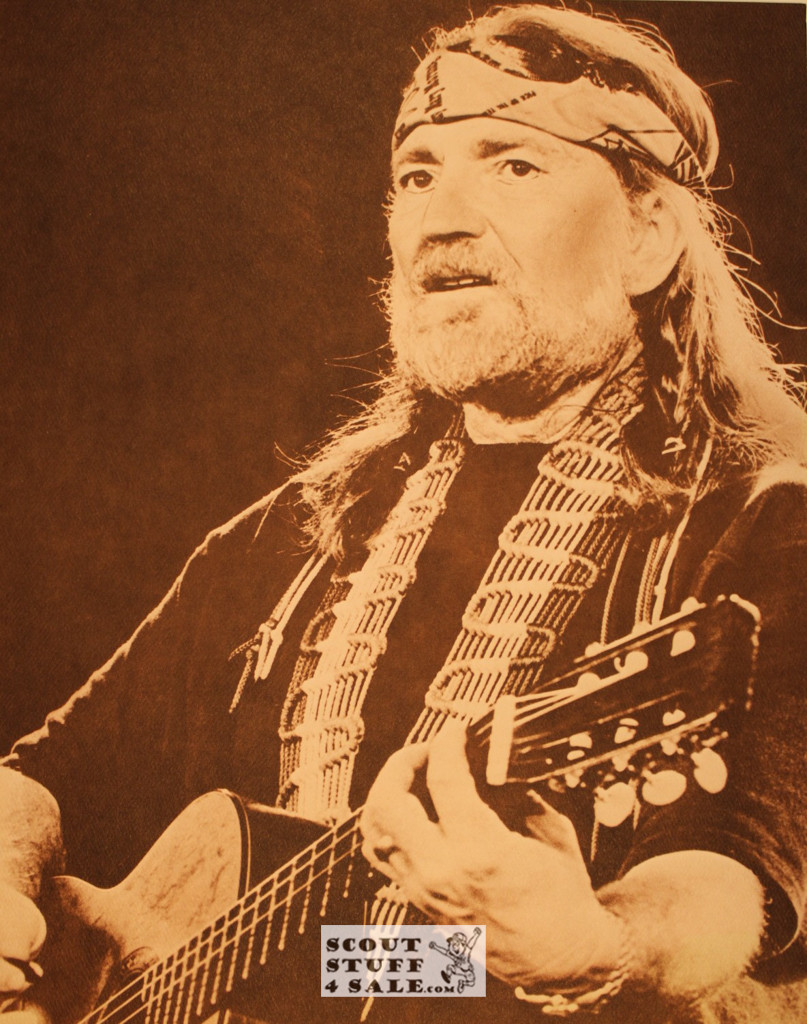Willie Nelson Sepia Poster Postcard by Classico SF #130-e6, 11x14"