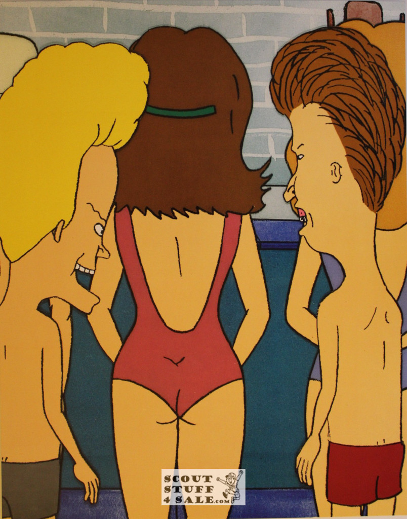 Beavis and Butthead Cartoon Poster Postcard by Classico SF #182-066, 11x14"