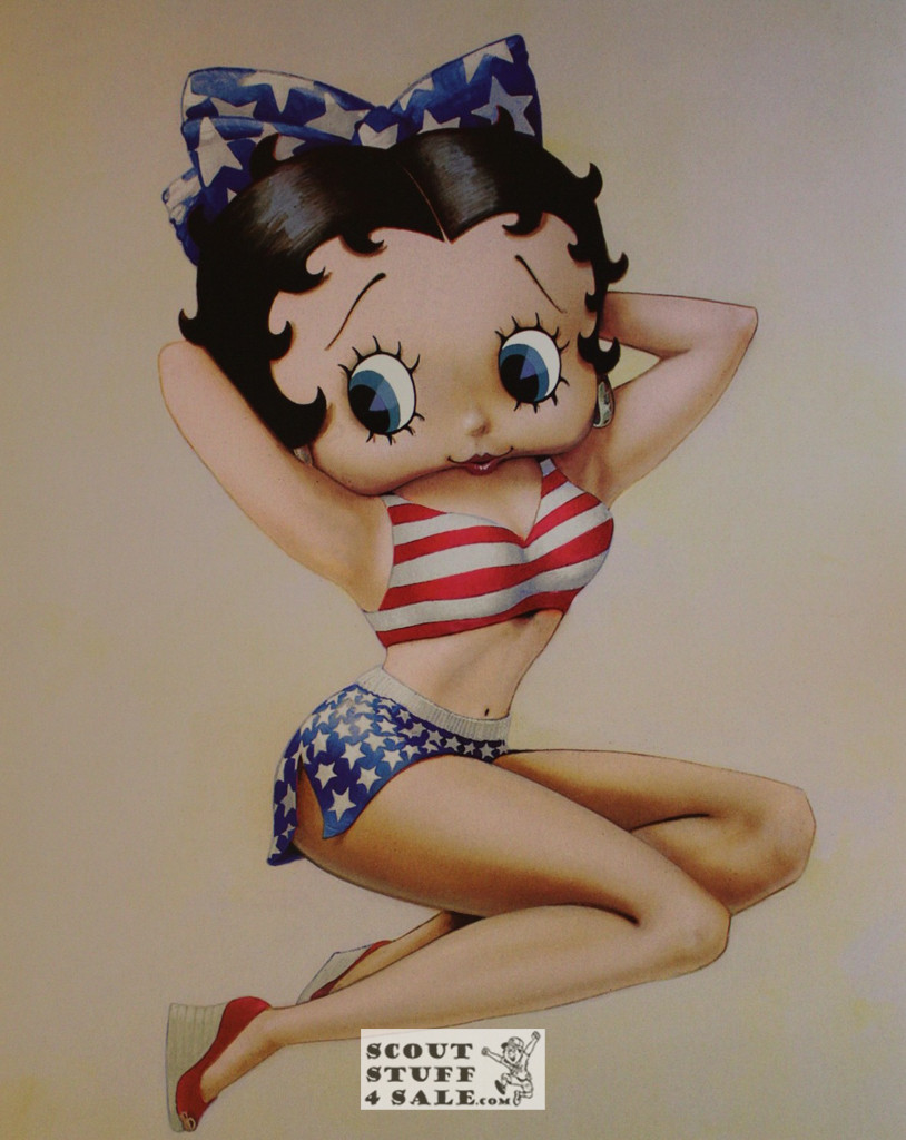 Betty Boop, Made in the U.S.A. Cartoon Poster Postcard by Classico SF #182-068, 11x14"