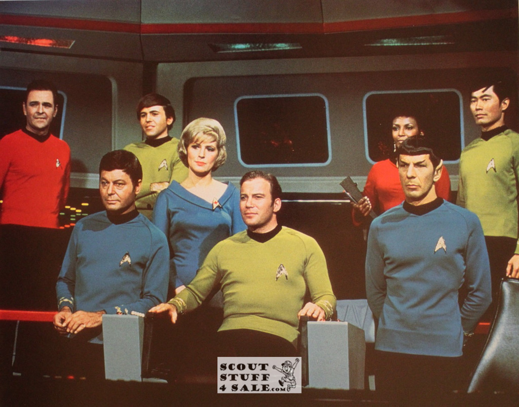 Star Trek TV Series Crew Poster Postcard by Classico SF #182-091, 11x14"