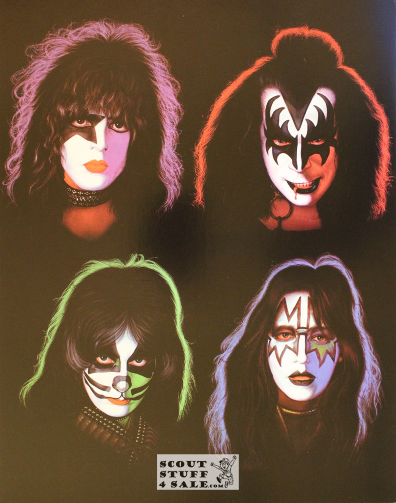 KISS Poster Postcard by Classico SF #182-113, 11x14"