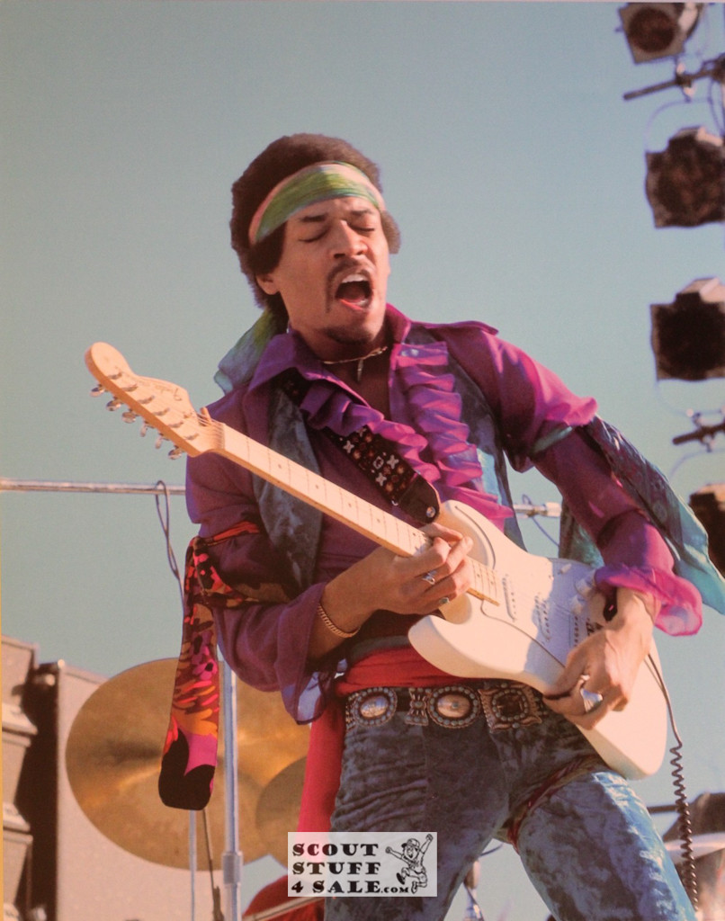 Jimi Hendrix Poster Postcard by Classico SF #182-142, 11x14"