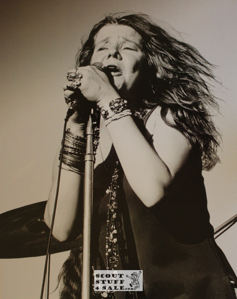 Janis Joplin Poster Postcard by Classico SF #182-149, 11x14"
