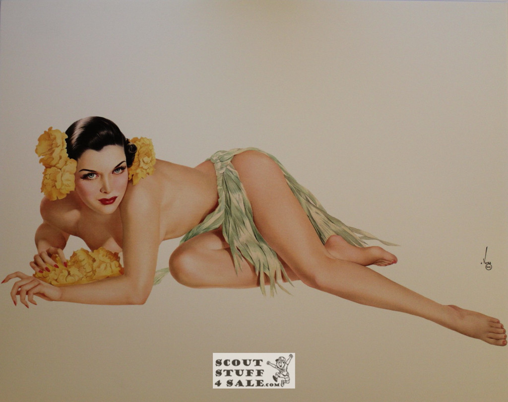 Alberto Vargas "Vargas Girl" Art Poster Postcard, Classico SF #182-180, 11x14"