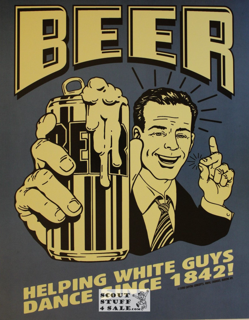 Beer RETRO Humorous Poster Postcard by Classico SF #186-004, 11x14"