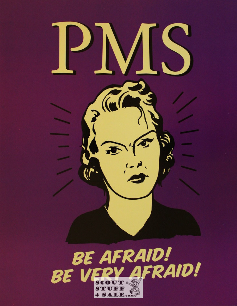 PMS RETRO Humorous Poster Postcard by Classico SF #186-020, 11x14"