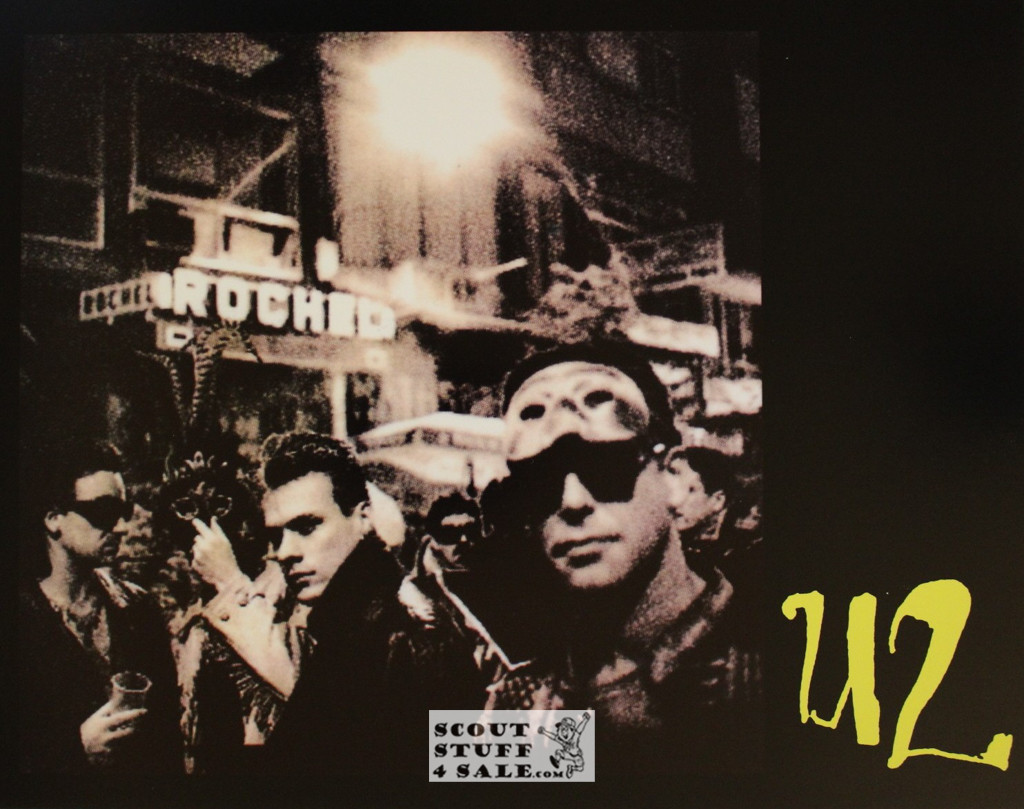 U2 Poster Postcard by Classico San Francisco #467-007, 11x14"