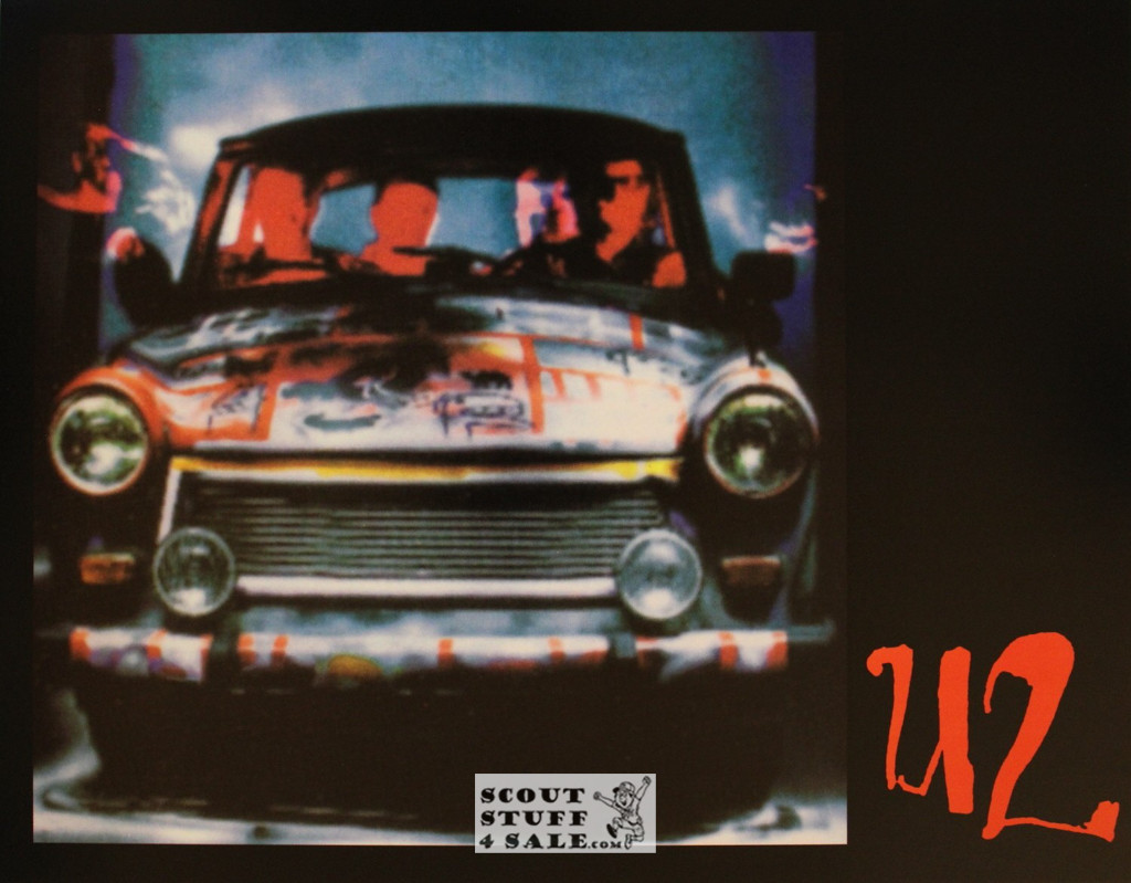 U2 Poster Postcard by Classico San Francisco #467-009, 11x14"