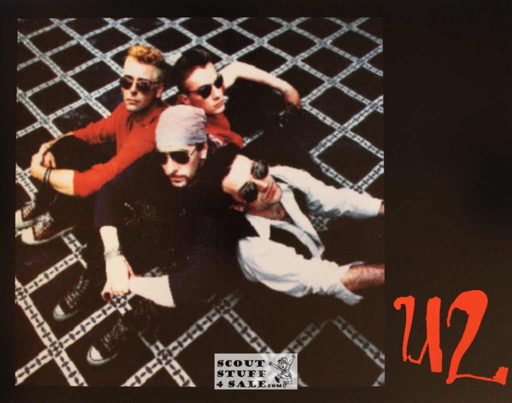 U2 Poster Postcard by Classico San Francisco #467-010, 11x14"