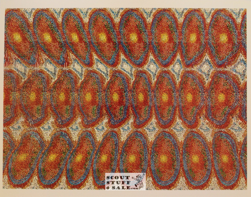 Craters Magic Eye 3D Optical Illusion Poster Postcard, Classico SF #536-013, 11x14"
