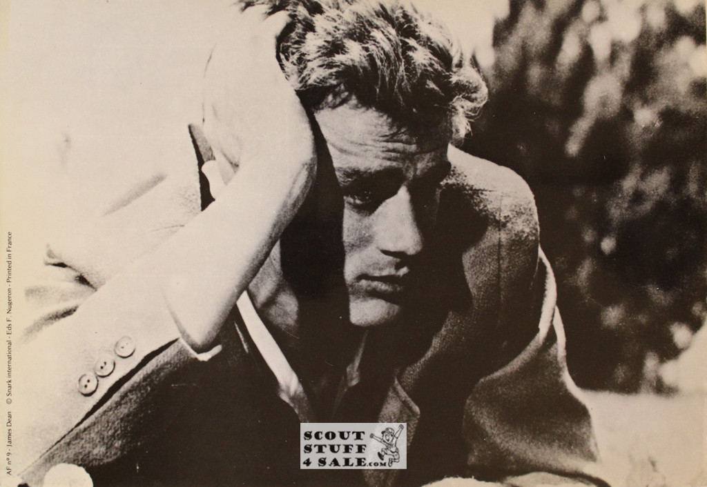 James Dean Vintage French Poster, Editions Nugeron #AF9, 11x15.25"