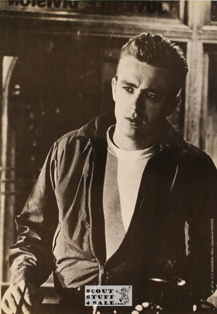James Dean Vintage French Poster, Editions Nugeron #AF15, 11x15.25"