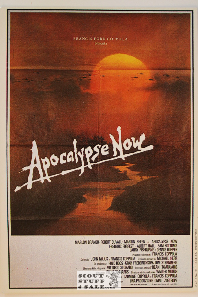 Apocalypse Now Vintage French Movie Poster, Editions Nugeron #E96, 11x15.25"