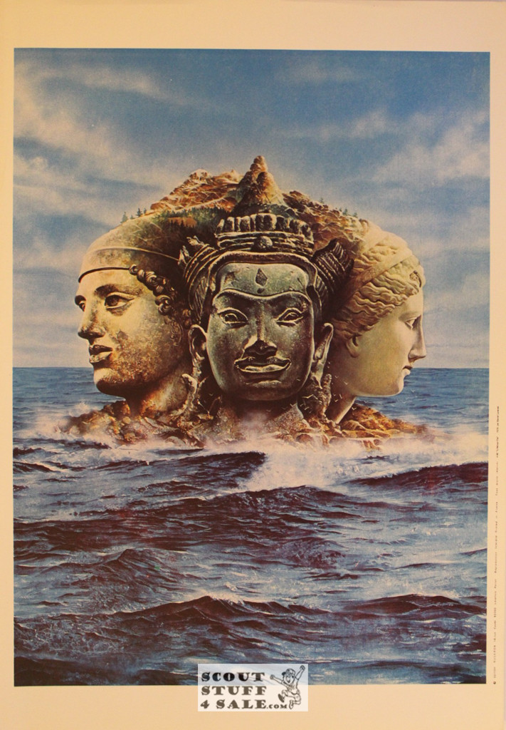 Illustration Art by Marcel Laverdet 1979, French Poster, Editions Nugeron #H96, 11x15.25"