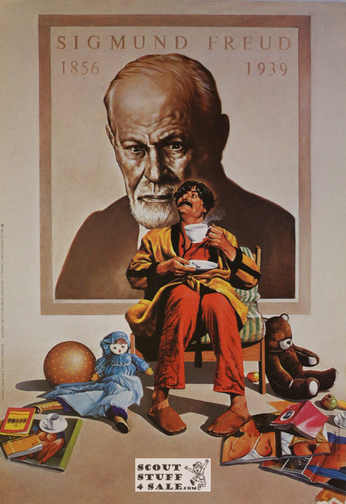 Illustration Art by Marcel Laverdet 1978, French Poster, Editions Nugeron #H97, 11x15.25"