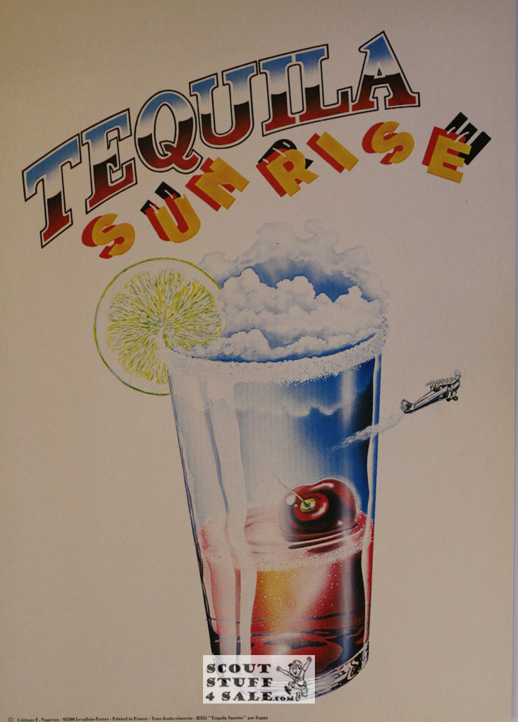 Illustration Art by Zappy, French Poster, Editions Nugeron #H351, 11x15.25"