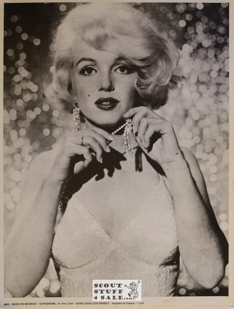 Marilyn Monroe Vintage French Poster, Sofraneme #M41, 11.5x15"