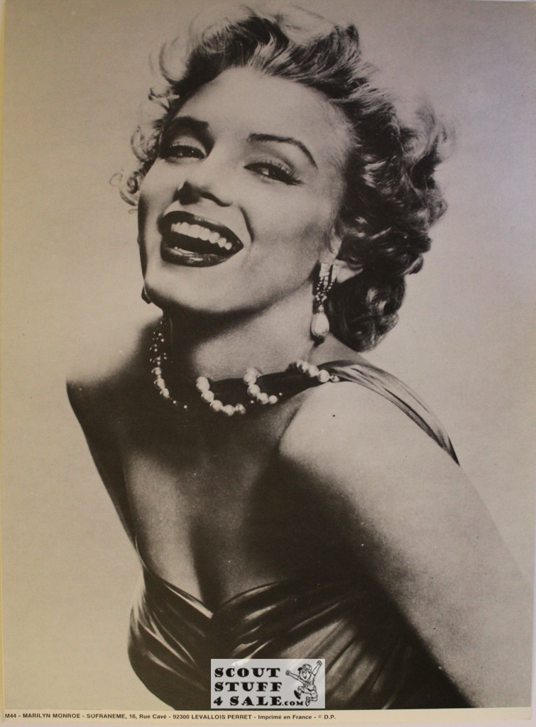 Marilyn Monroe Vintage French Poster, Sofraneme #M44, 11.5x15"