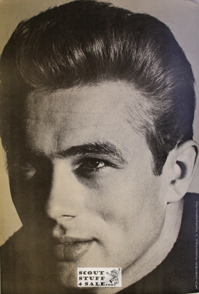 James Dean Vintage French Poster, Editions Nugeron #MP21, 10.5x15.25"