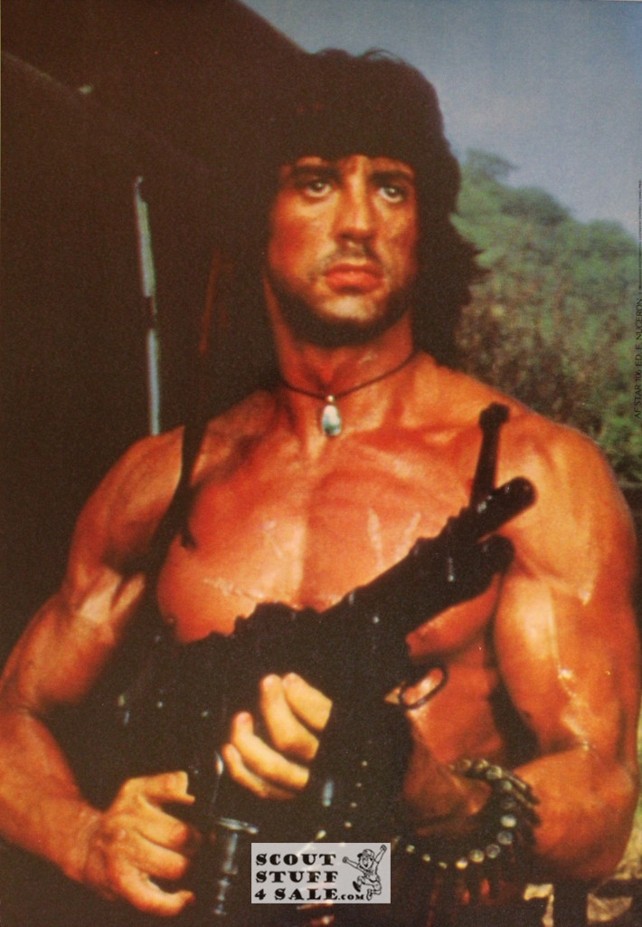 Sylvester Stallone Vintage French Poster, Editions Nugeron #STAR106, 10.5x15.25"