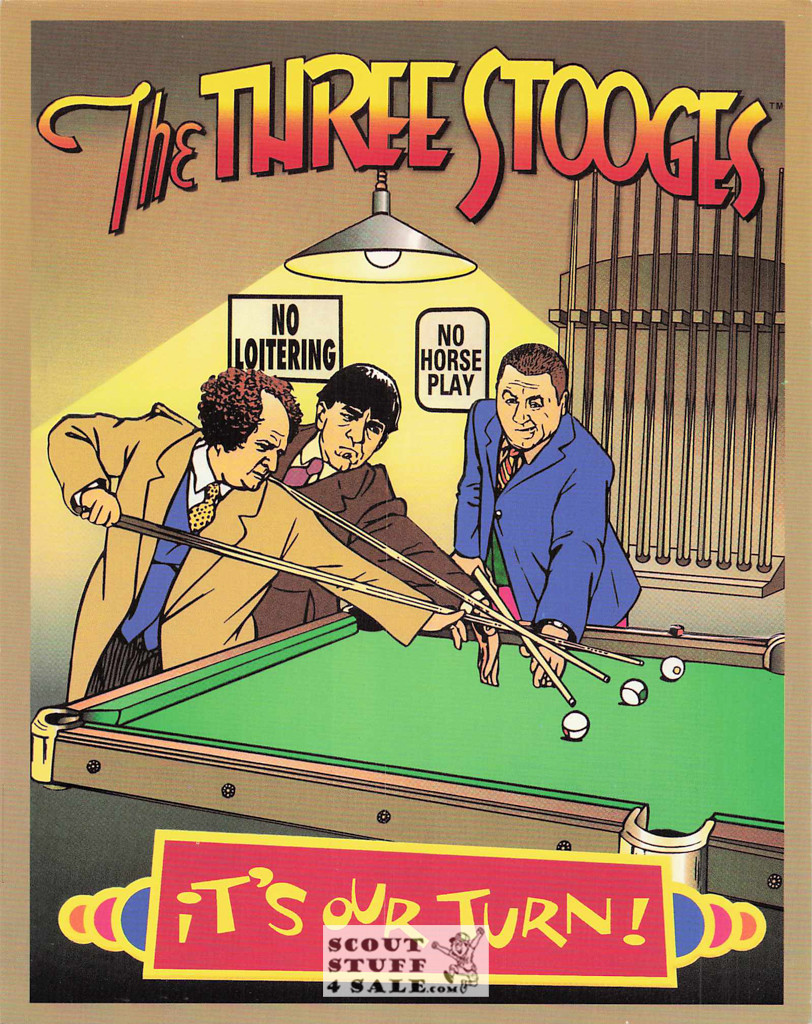 The Three Stooges Postcard by Classico SF #220-333, 8x10"