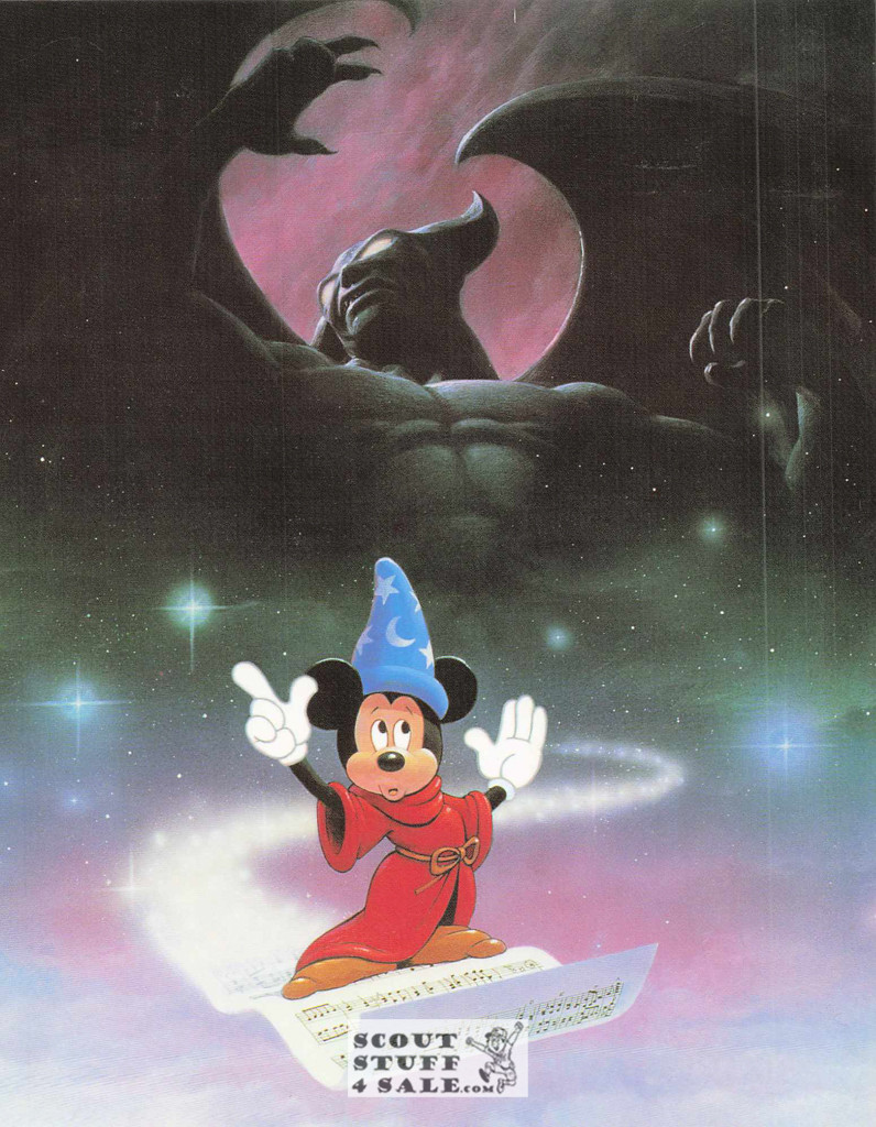 Walt Disney Fantasia Postcard by Classico San Francisco #456-001, 8x10"