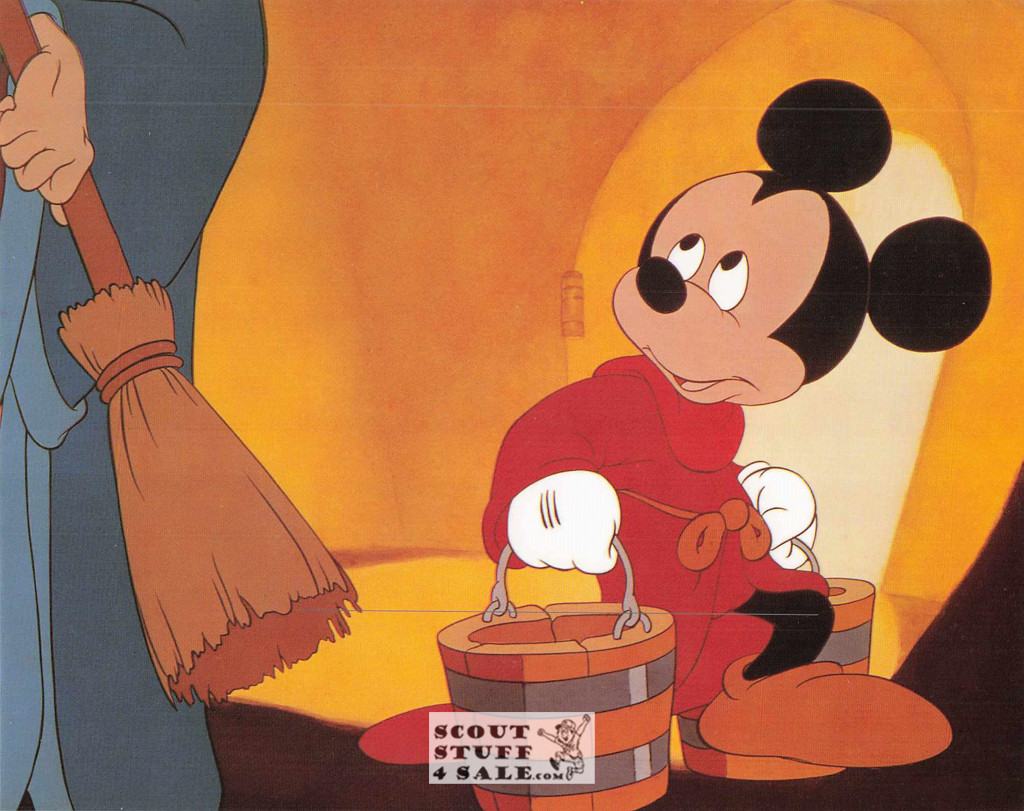 Walt Disney Fantasia Postcard by Classico San Francisco #456-004, 8x10"