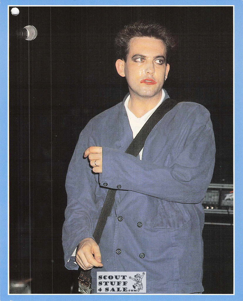 Robert Smith The Cure 8x10" French Poster by Editions Nugeron #G30, hole punched in corner
