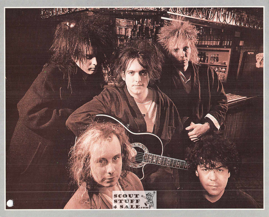 The Cure 8x10" French Poster by Editions Nugeron #G32, hole punched in corner