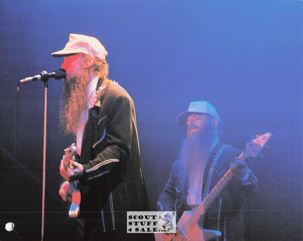 ZZ Top 8x10" French Poster by Editions Nugeron #G12, hole punched in corner