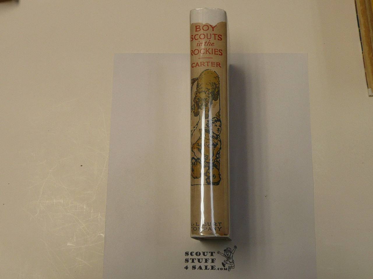 The Boy Scouts in the Rockies, By Herbert Carter, 1913 First Edition, Hardbound with Dust Jacket, Boy Scout Story Book