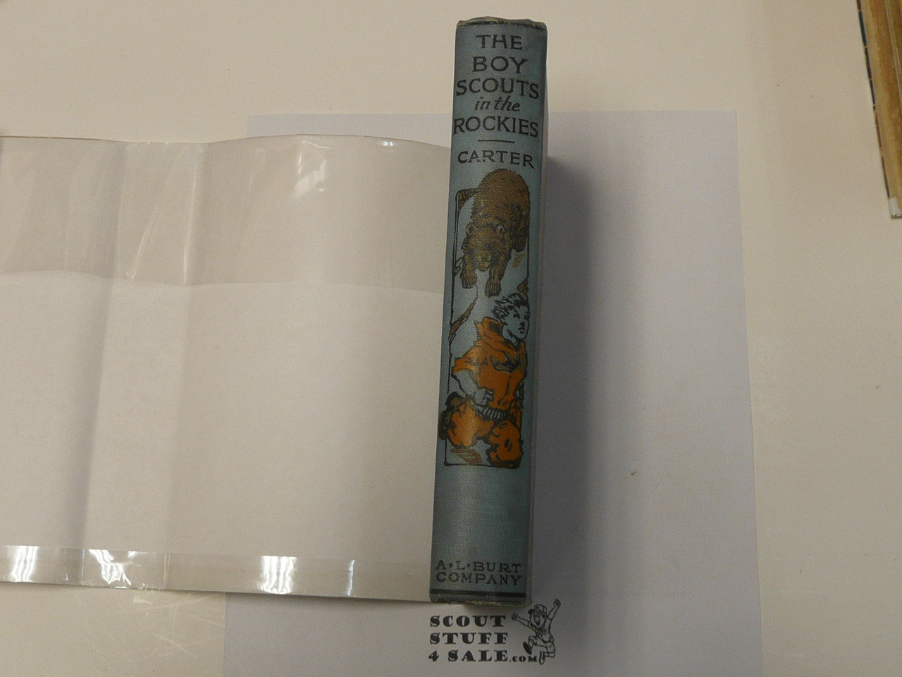 The Boy Scouts in the Rockies, By Herbert Carter, 1913 First Edition, Hardbound with Dust Jacket, Boy Scout Story Book