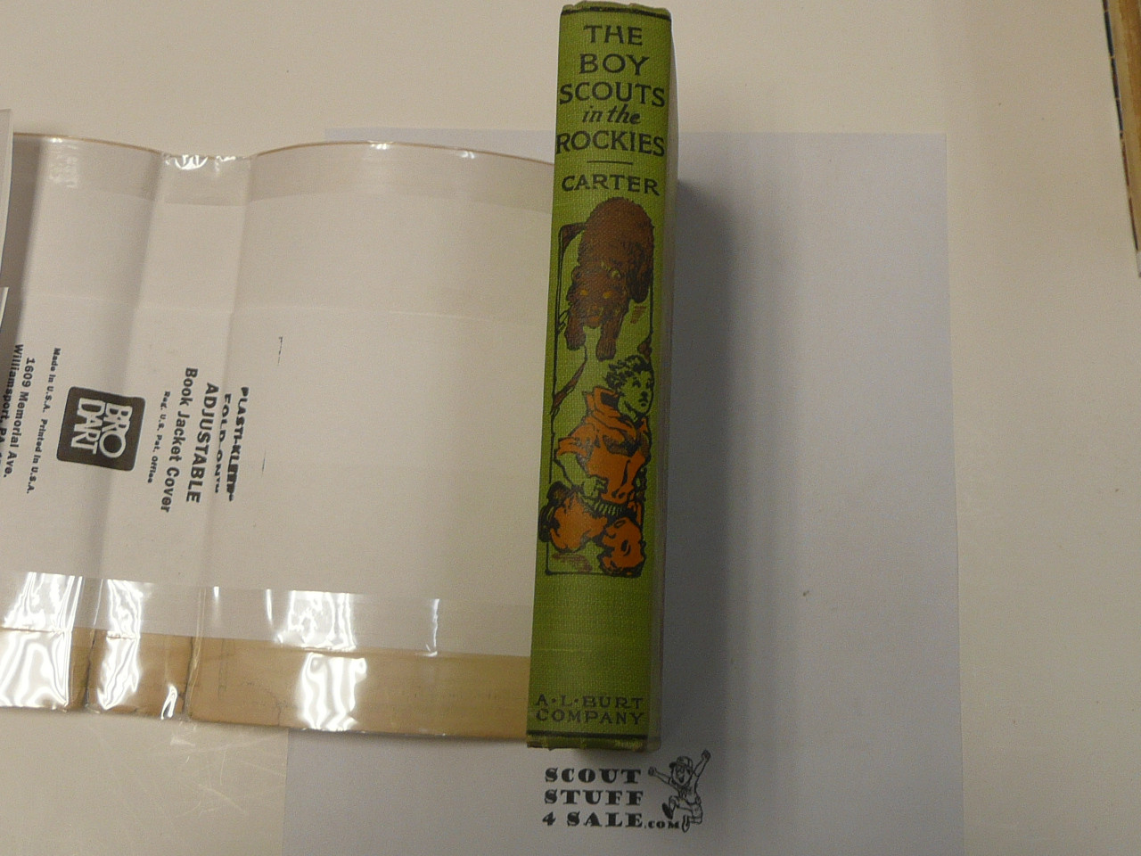 The Boy Scouts in the Rockies, By Herbert Carter, 1913 First Edition, Hardbound with Dust Jacket, Boy Scout Story Book #2