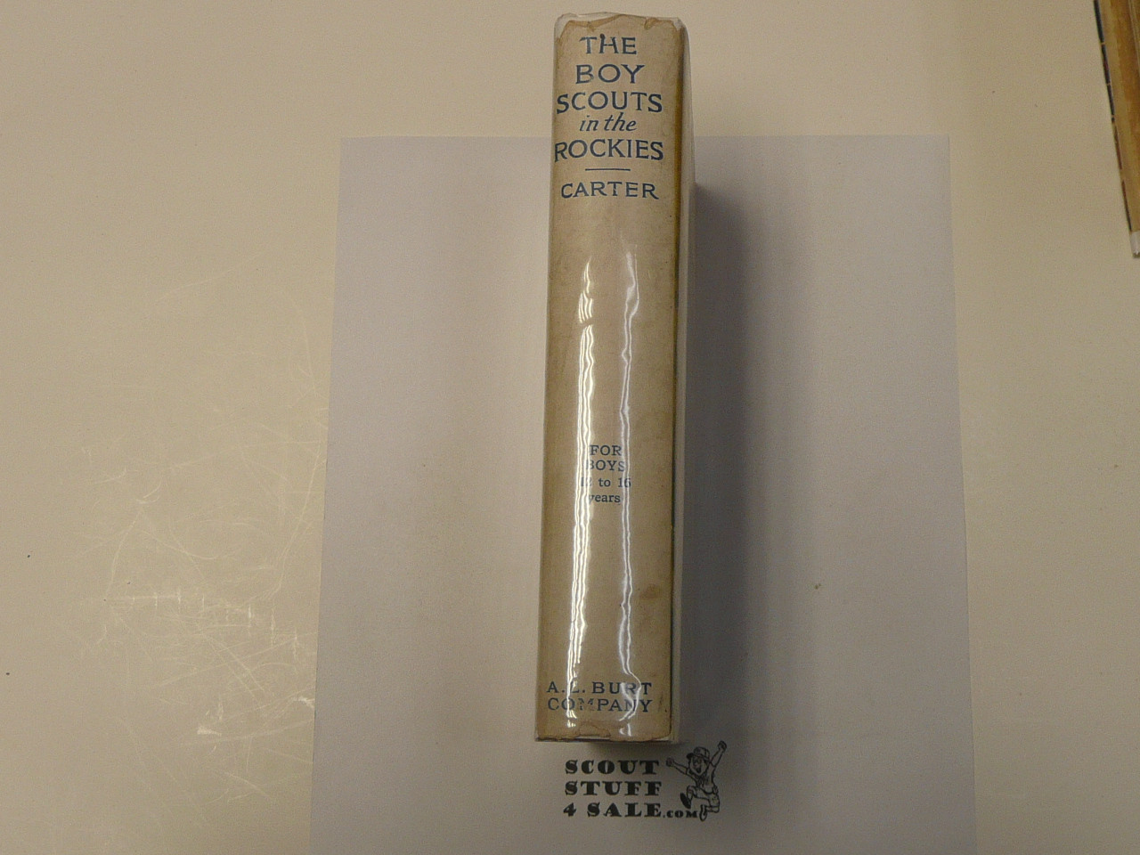 The Boy Scouts in the Maine Woods, By Herbert Carter, 1913 First Edition, Hardbound with Dust Jacket, Boy Scout Story Book