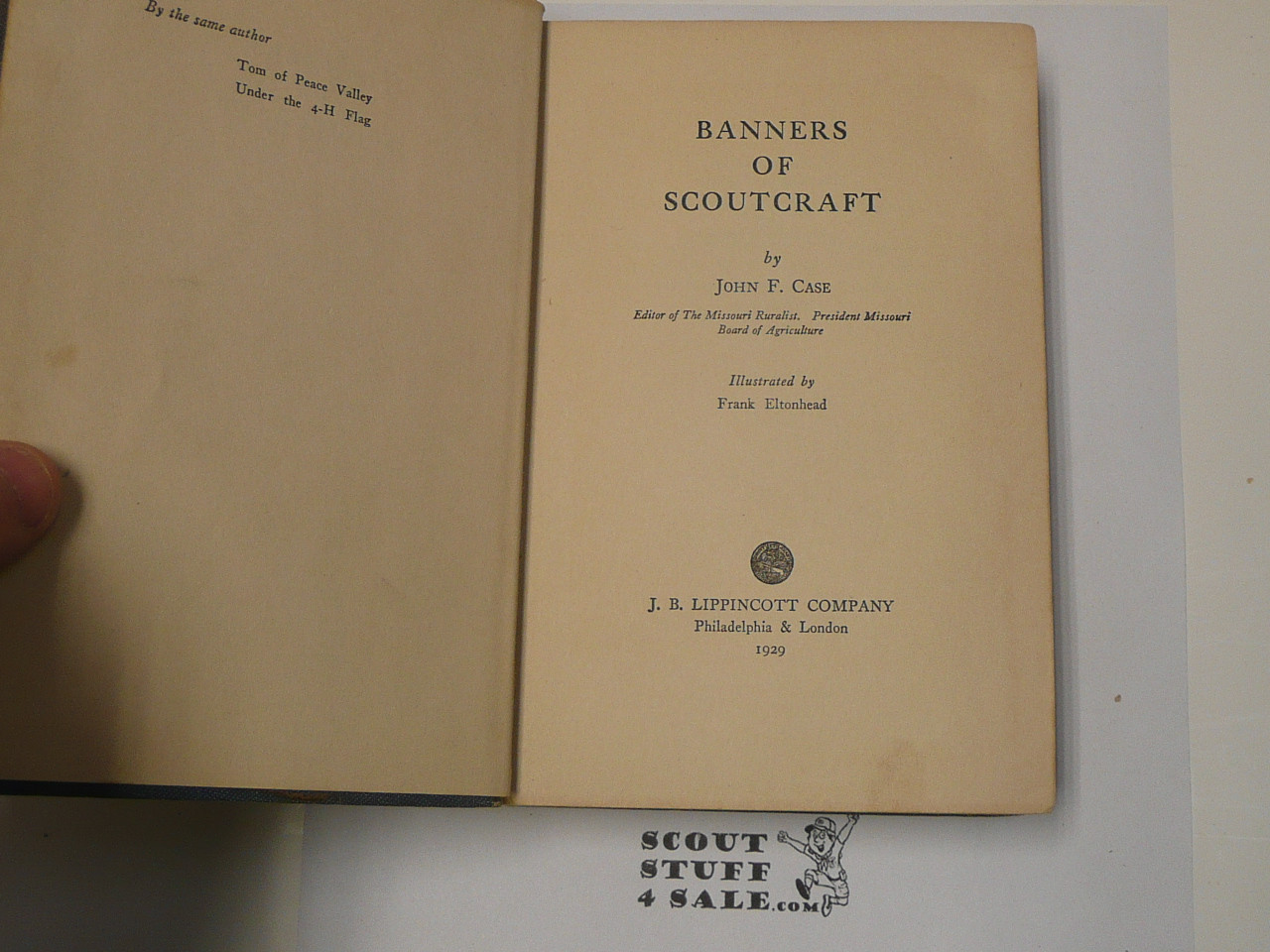 Bob Hanson Scout, By Russell Gordon Carter Carter, 1921 First Edition, Hardbound, Boy Scout Story Book