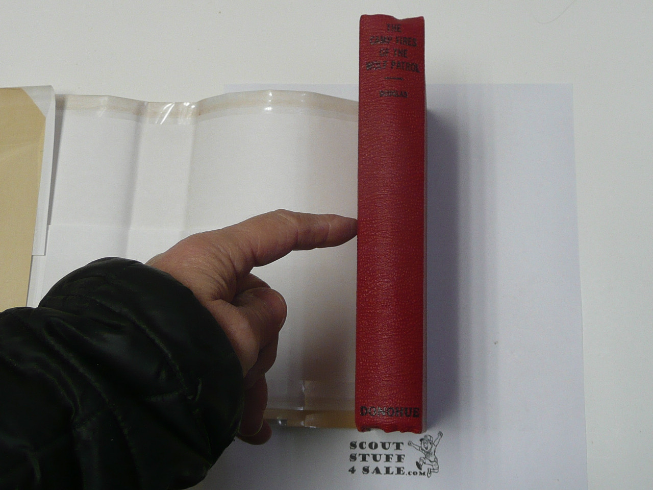 The Hickory Ridge Boy Scouts Campfires of the Wolf Patrol, By Captain Alan Douglas, 1913's First Edition, Hardbound with Dust Jacket, Boy Scout Story Book #2