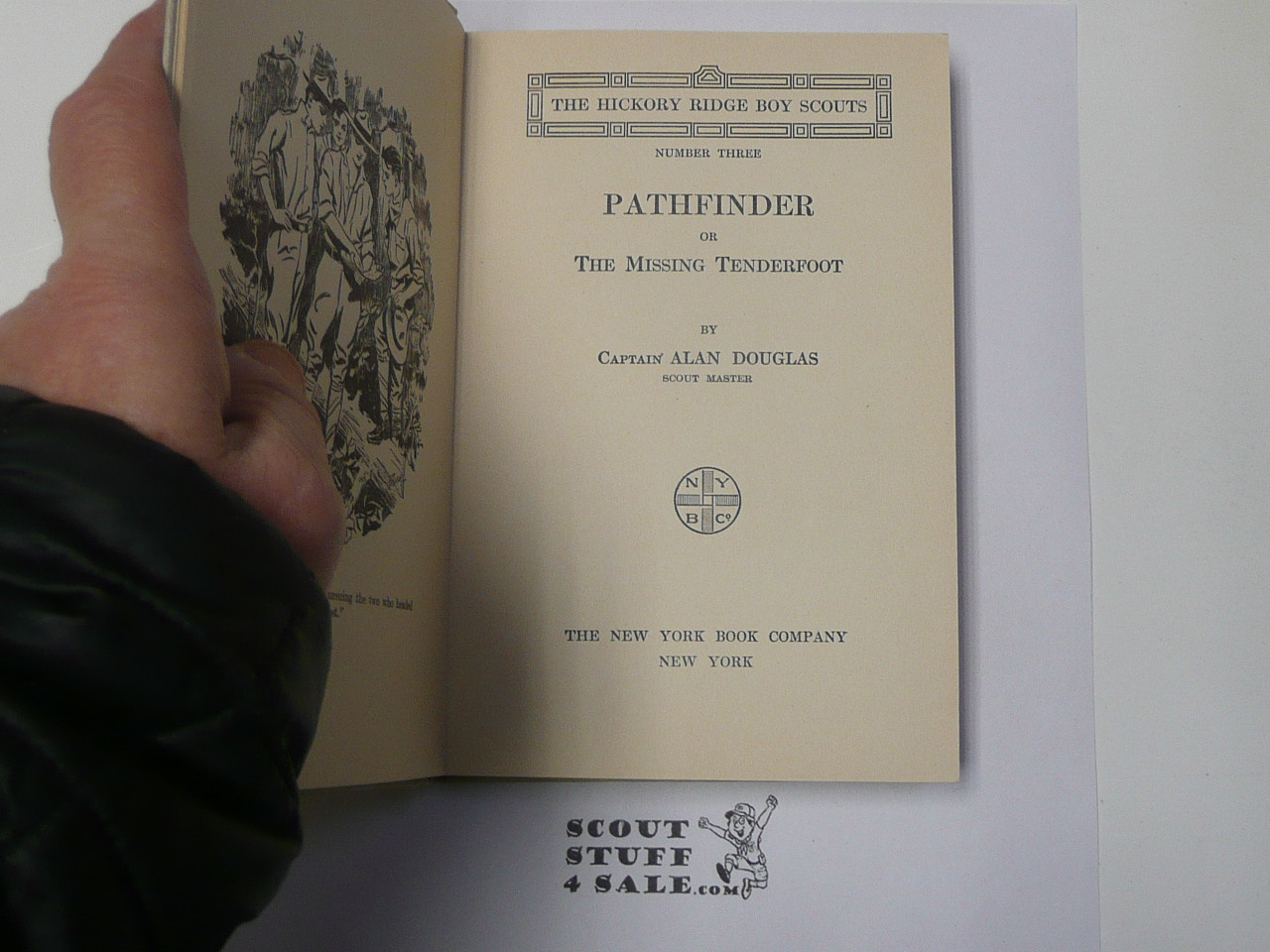 Hickory Ridge Boy Scouts Pathfinder or The Missing Tenderfoot, By Captain Alan Douglas, 1912 First Edition, Hardbound, Boy Scout Story Book #2