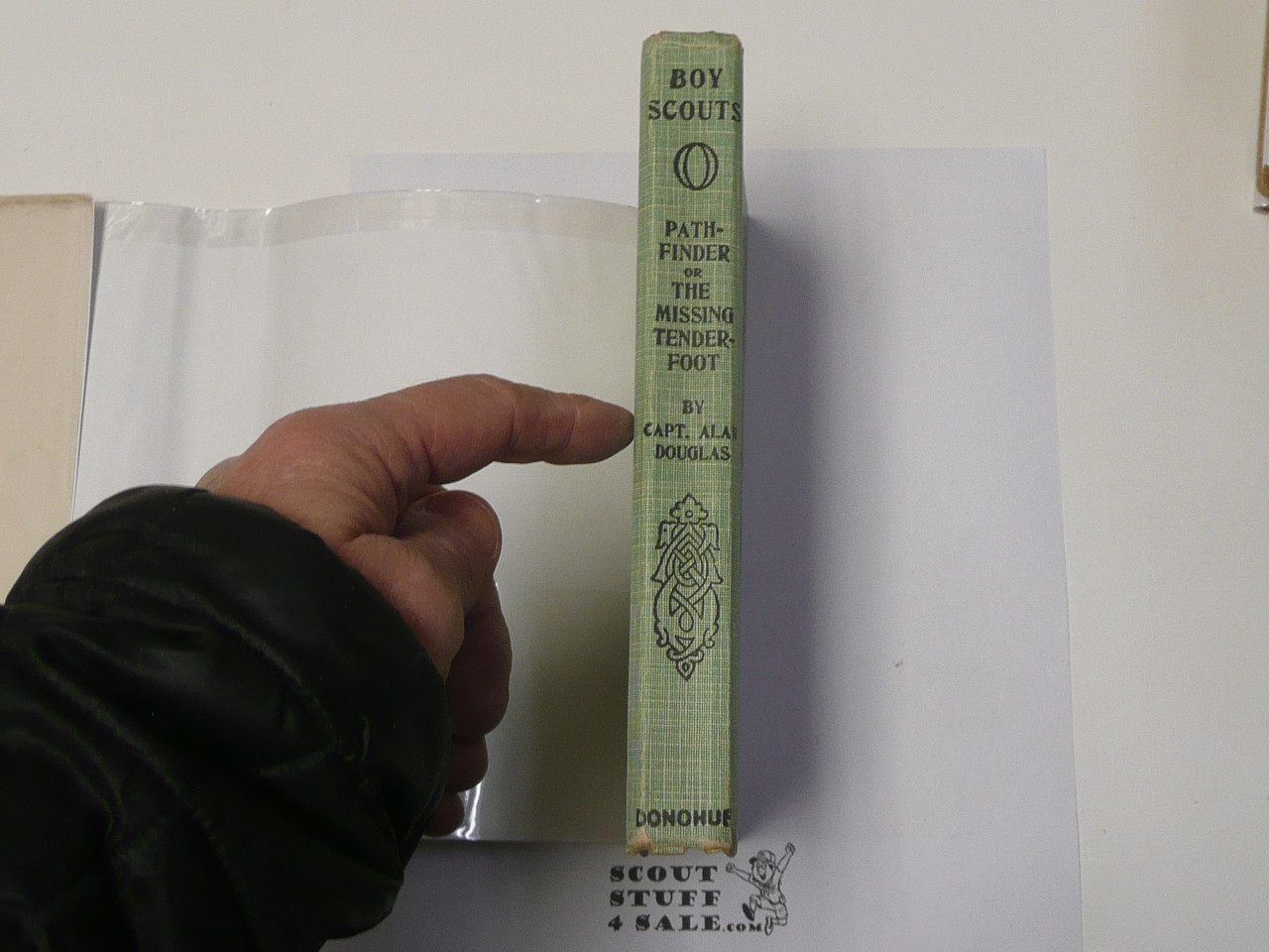 Hickory Ridge Boy Scouts Pathfinder or The Missing Tenderfoot, By Captain Alan Douglas, 1913 First Edition, Hardbound with Dust Jacket, Boy Scout Story Book #3
