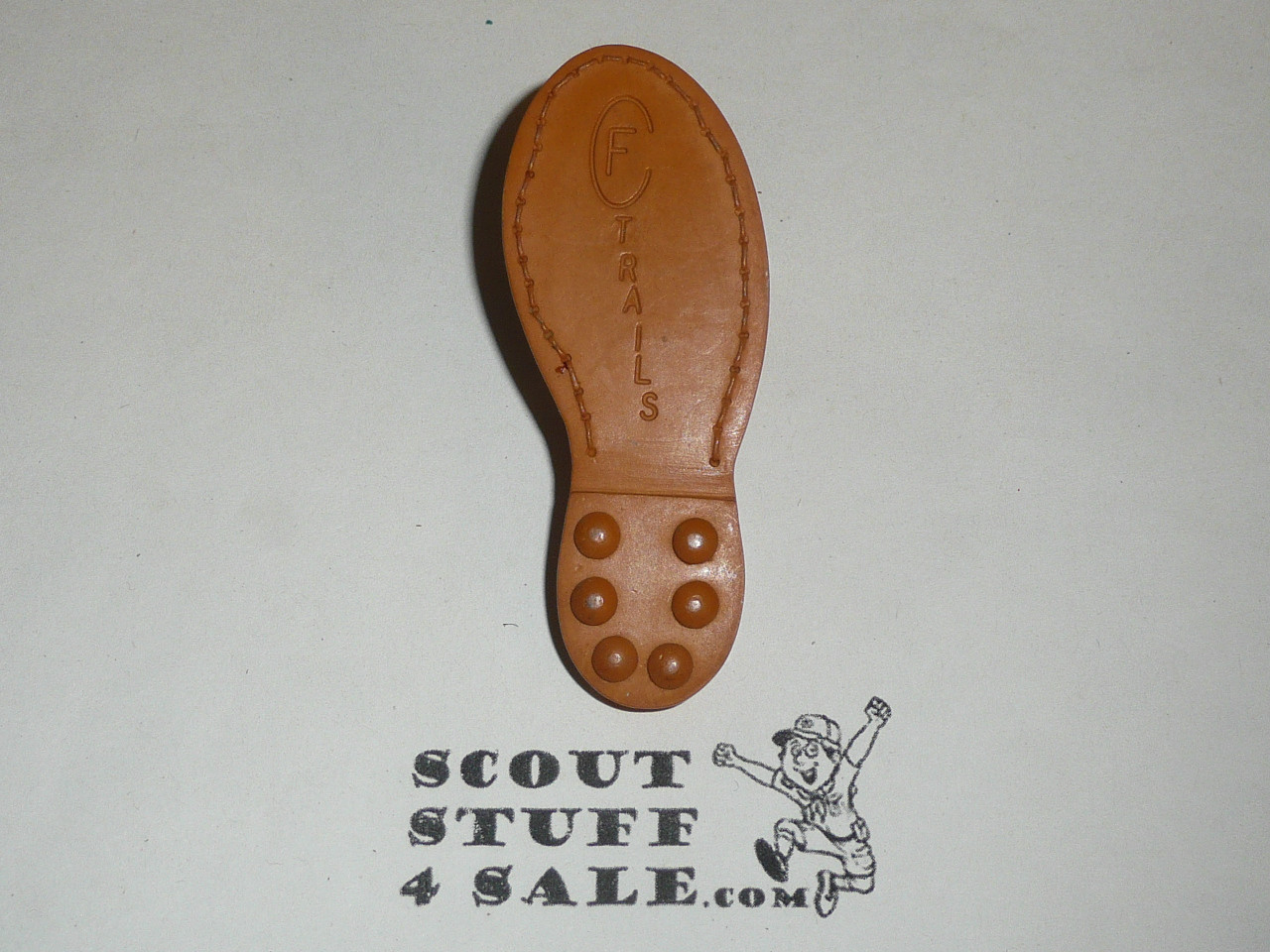 Hiker of Fleischmann Trails Boot NEAL Neckerchief Slide, Camp Fleischmann, CF variety