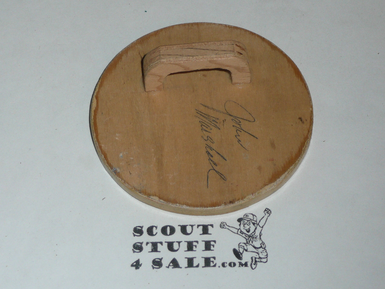 Camp Oljato Wood Neckerchief Slide, Stanford Area Council