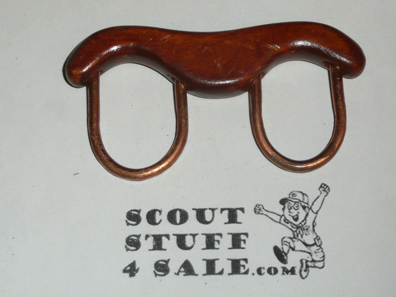 Ox Yoke Wood Neckerchief Slide #5