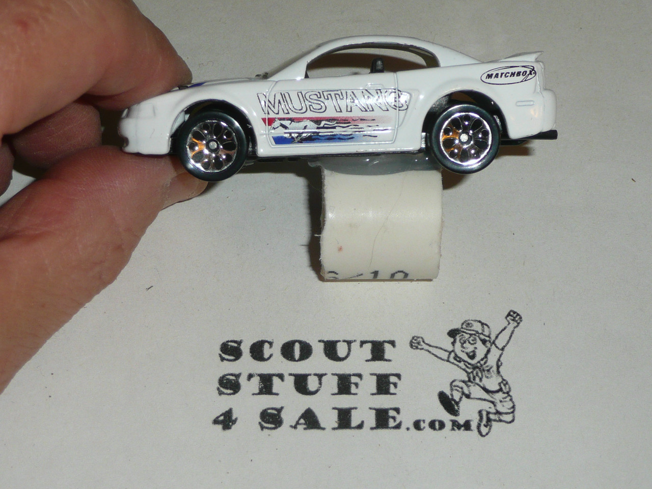 Mustang Matchbox Neckerchief Slide
