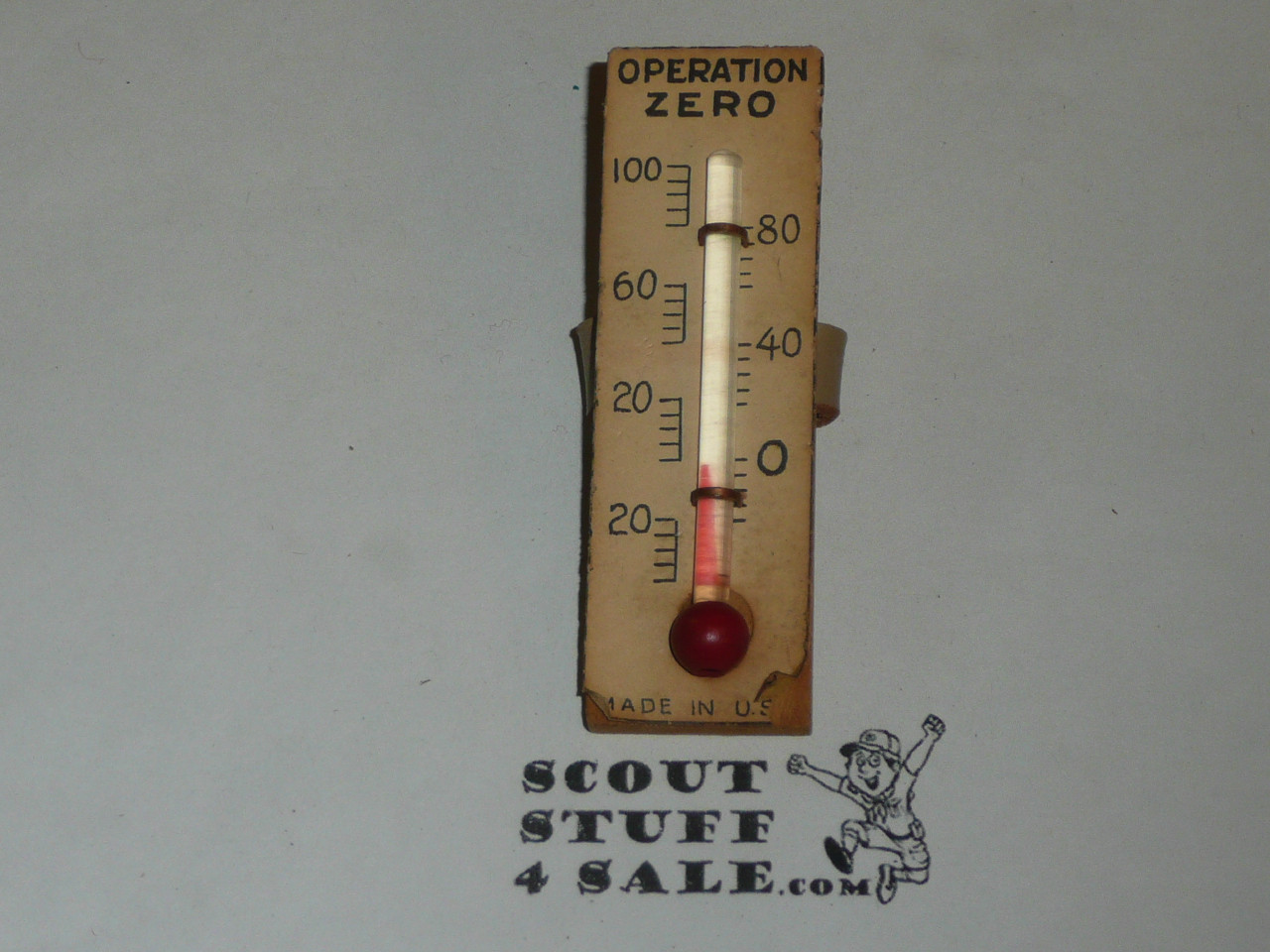Operation Zero Thermometer Neckerchief Slide