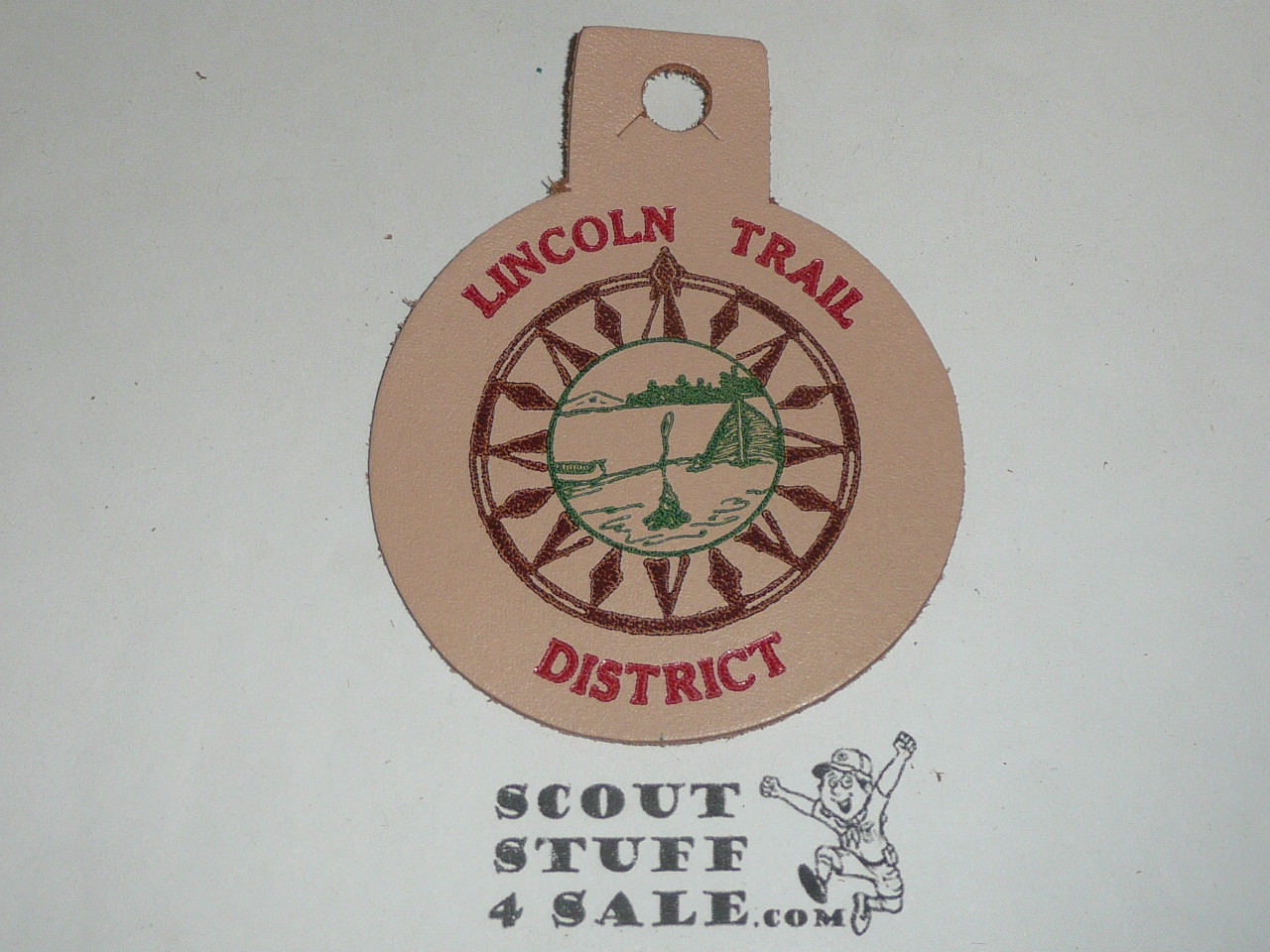 Lincoln Trail District Leather Patch, unknown Council